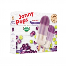 Jonny Pops Organic Grape 8pc